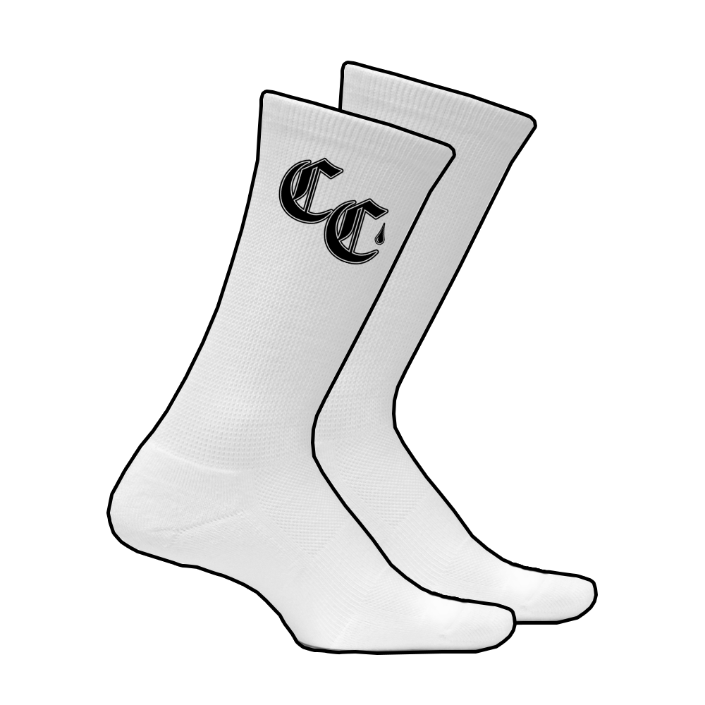 "Cult Socks" White